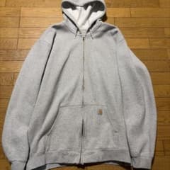Carhartt ジップアップパーカー グレー 2XL TALLのサムネイル