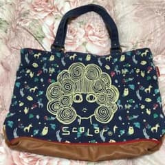 スカラー(すから子ちゃん)トートバッグ 美品のサムネイル