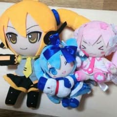 【美品】ボーカロイド ミク&ネル ぬいぐるみ セットのサムネイル