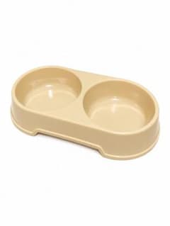 【開封済・未使用品】犬 猫 小動物 ツインフードボウルのサムネイル