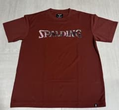 SPALDING バスケTシャツ バーガンディ Lのサムネイル