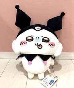 ちいかわ × サンリオ キャラクターズ BIG ぬいぐるみ モモンガ クロミ