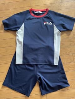 FILA キッズ パジャマ セットアップ ネイビーのサムネイル