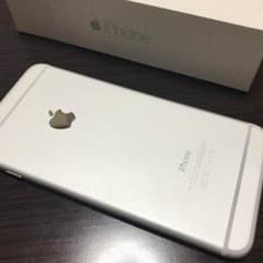 中古品  au iPhone6plus 64G シルバーのサムネイル