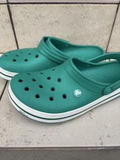 crocs グリーン クロッグサンダル 10-12のサムネイル