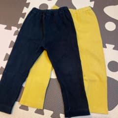 ユニクロ レギンス パンツ　90  2枚セットのサムネイル