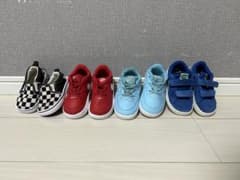 【キッズまとめ売り】NIKE,PUMA,VANS  4足　13cm〜14cmのサムネイル
