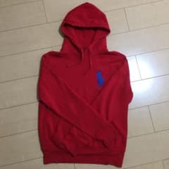 【値下げ】ポロラルフローレンのパーカー 赤のサムネイル