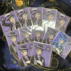 ツイステ ツイステッドワンダーランド 色紙 寮服 オクタ フロイド ジェイドのサムネイル