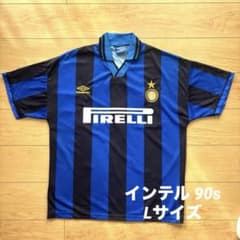 希少・イングランド製】インテル 90s ユニフォーム アンブロ Lサイズ