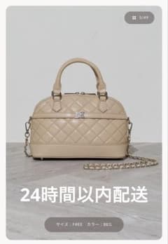 Darich ダーリッチ クラシックDDビジューミニハンドルバッグ BEG