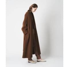 グリコ☆NORCウールリバーショールカラーガウンコート新品未使用ブラウン2 norc ノーク ウールリバーショールカラーガウンコート - メルカリ