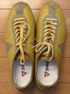 【値下！】Le coq sportif ルコック　スニーカー　イエロー23㎝のサムネイル