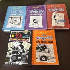 DIARY of a Wimpy Kid グレッグのダメ日記　英語　5冊セット DIARY of a Wimpy Kid グレッグのダメ日記 英語 5冊セット ハードカバー