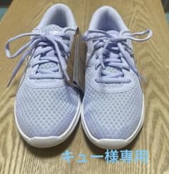 値下げ！ ASICS 薄紫 スニーカー　1154A128 未使用　23.5㎝のサムネイル