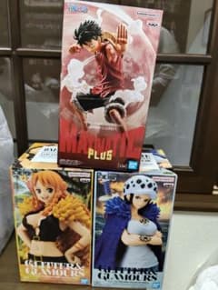 ワンピース フィギュア 3体セット ルフィ ナミ ロー - メルカリ