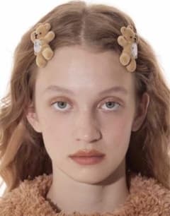 YVMIN クマ ヘアピン ヘアクリップ セット ペア 2 枚 - メルカリ