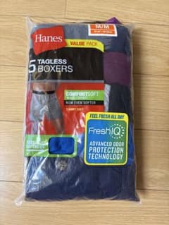Hanes 5枚入り タグなしボクサー M/Mのサムネイル