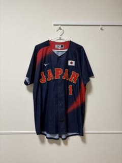 侍ジャパン　日本代表 ユニフォーム 背番号1 森下翔太　Lサイズ 侍ジャパン 日本代表 ユニフォーム 背番号1 森下翔太 Lサイズ - メルカリ