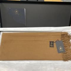 【値下げしました】未使用　ビキューナ　高級ショール 未使用 VICUÑA ビクーニャ ビキューナ 100% ストール （箱に傷