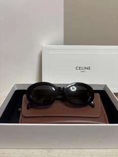 CELINE ブラック サングラス ケース付き トリリオンフ01 美品 値下げ済