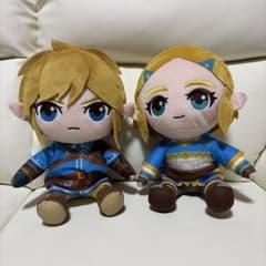 ゼルダの伝説 リンク＆ゼルダ ぬいぐるみ 2体セットのサムネイル