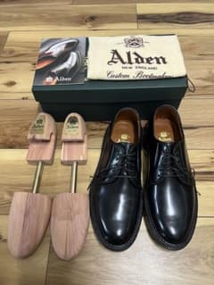 美品】Alden 名作9901 コートバン 6D ブラック 付属品あり - メルカリ