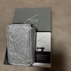 新品未使用 NADAYA ナダヤ 二つ折り財布 ミニウォレット シルバーのサムネイル