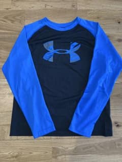 UNDER ARMOUR 長袖カットソー ブラック ブルーのサムネイル