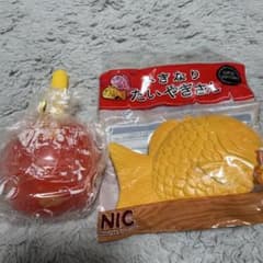 NIC スクイーズ いきなりたいやきさん あんこ　りんご飴のサムネイル