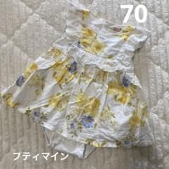 プティマイン　花柄　ロンパースのサムネイル