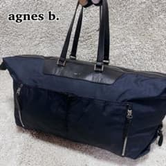 極美品✨agnes b VOYAGE ナイロン レザー ボストンバッグ FT02