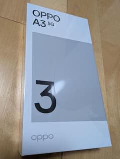 【新品未開封】 OPPO A3 5G ブラック 黒のサムネイル