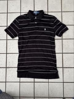 90s 00s Polo by Ralph Lauren y2k ボーダー 黒白のサムネイル