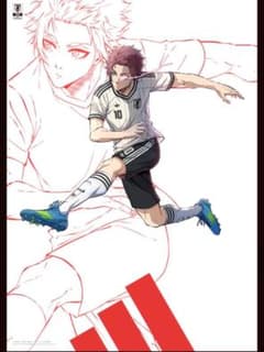 adidas Japan national football team uniform, Blue Lock poster, Itoshi Sae