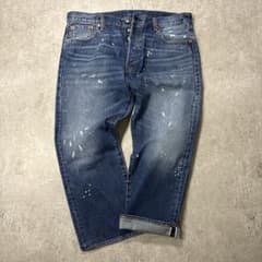 完売 LEVI'S 別注 501 Selvedge Paint Splatte - メルカリ