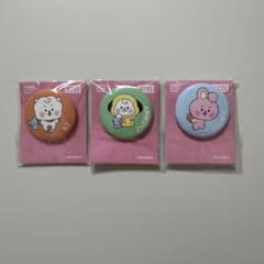 BT21 缶バッジ 3種セット RJ CHIMMY COOKYのサムネイル