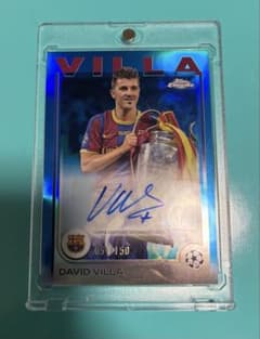 Topps Chrome DAVID VILLA 直筆サインカード 99シリ DAVID VILLA auto topps - メルカリ