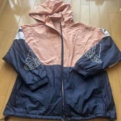 adidas ウィンドブレーカー ピンク ネイビーのサムネイル
