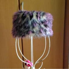 レパードフェイクファ帽のサムネイル