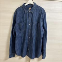 Levi's デニムシャツ 長袖 インディゴブルーのサムネイル