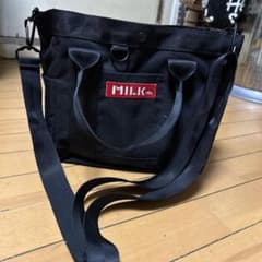 MILKfed.ミニトートバッグ  黒のサムネイル