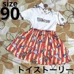 신품 ☆ 토이 스토리 ☆ 원피스 ☆ 반소매 ☆ 아기 ☆ 90