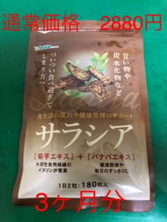 サラシア　3ヶ月分　180粒のサムネイル