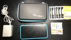 New Nintendo 2DS LL 본체 + 게임 소프트웨어 4 개 포함