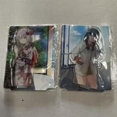 早い者勝ち！六花&アカネ　グリッドマンwebくじ1弾　アクリススタンドセットのサムネイル