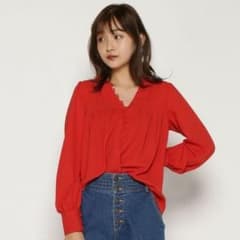 REDYAZEL♡バックリボンボリュームスリーブブラウス REDYAZEL バックリボンボリュームスリーブブラウス - メルカリ