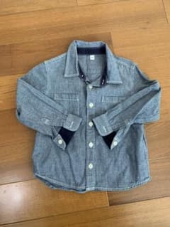 100cm☺︎美品  無印良品  デニムシャツのサムネイル