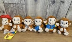 おさるのジョージ ベビージョージ おすわりマスコット 6点コンプリートセット