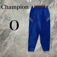 Champion 남성 M 블루 저지 로고 자수 트럭 바지 헌옷